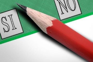 Scheda elettorale si e no