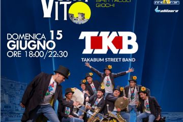 Evento musicale della band TKB Takabum Street Band in occasione della Festa di Forio.