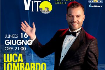 Esibizione comica del personaggio Luca Lombardo, nell’ambito dei festeggiamenti per la Festa di San Vito