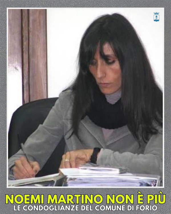 La dottoressa Noemi Di Martino durante lo svolgimento delle sue funzioni